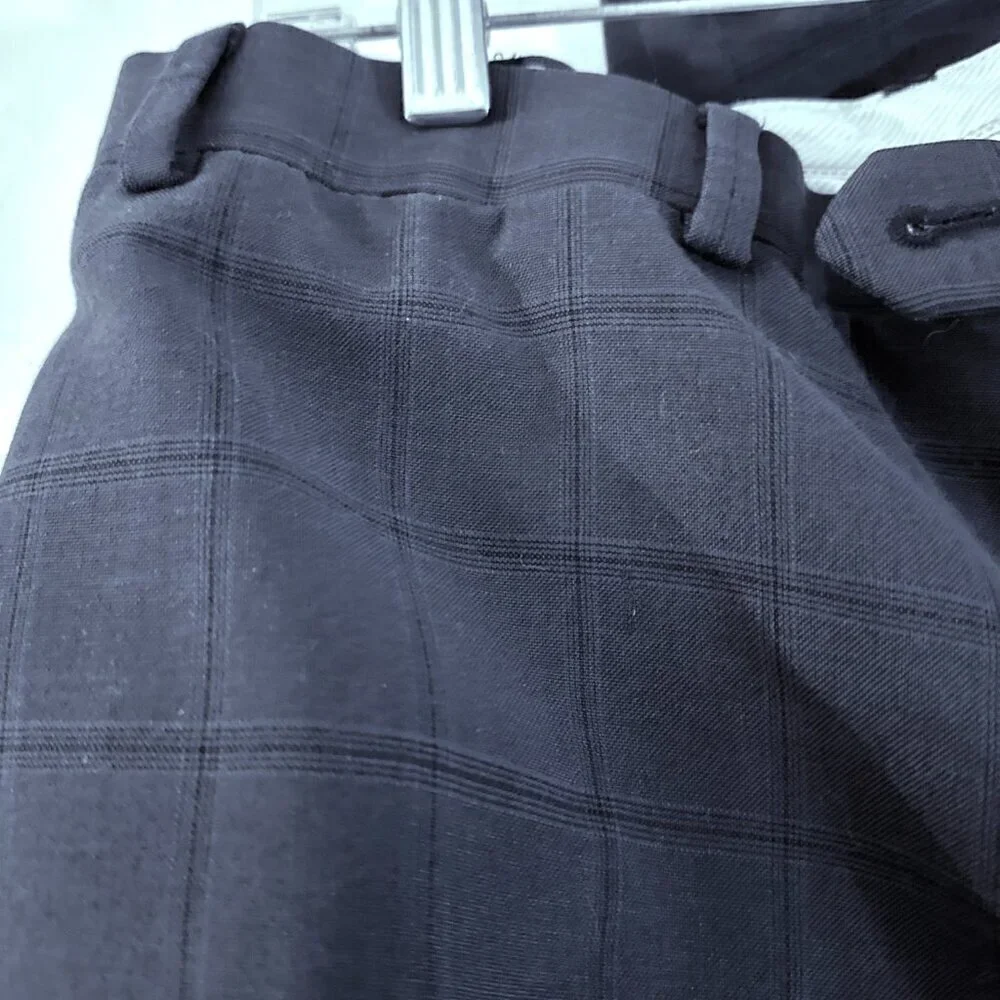 Ralph Lauren Blue Size 36 Slacks Trousers Pants EUC Window Pane Plaid